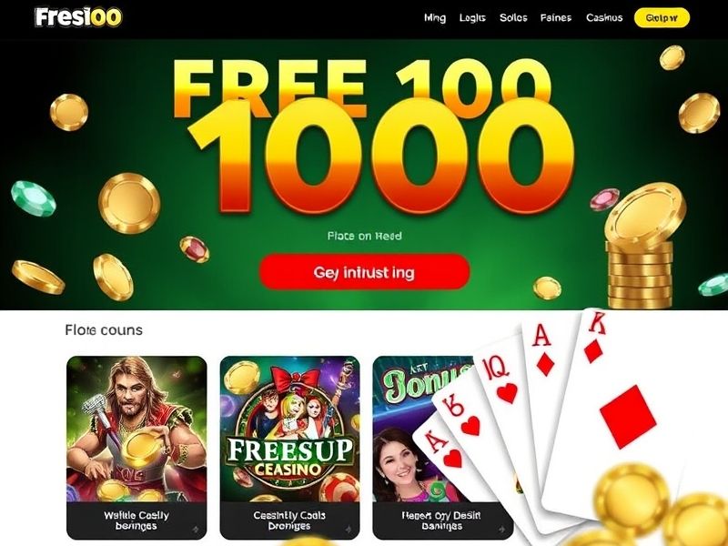 Discover the best free casino games, no deposit bonuses, and exclusive promotions at Online Casino Free 100. Play slots, blackjack, roulette, and more with expert-recommended platforms and guides.